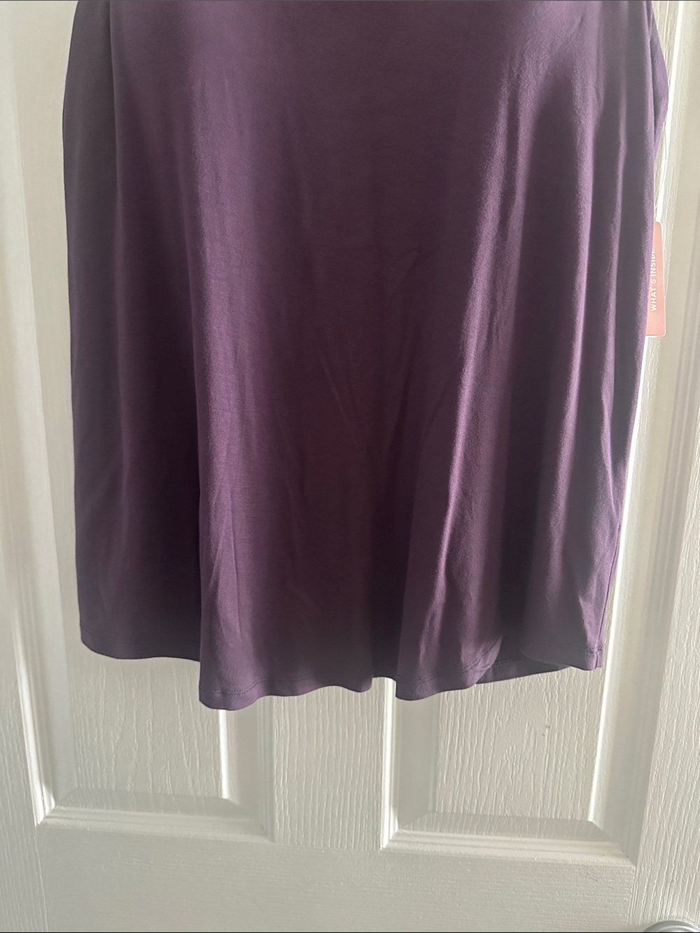 Soma Purple Racerback Tank Top with built in bra - Picture 4 of 8